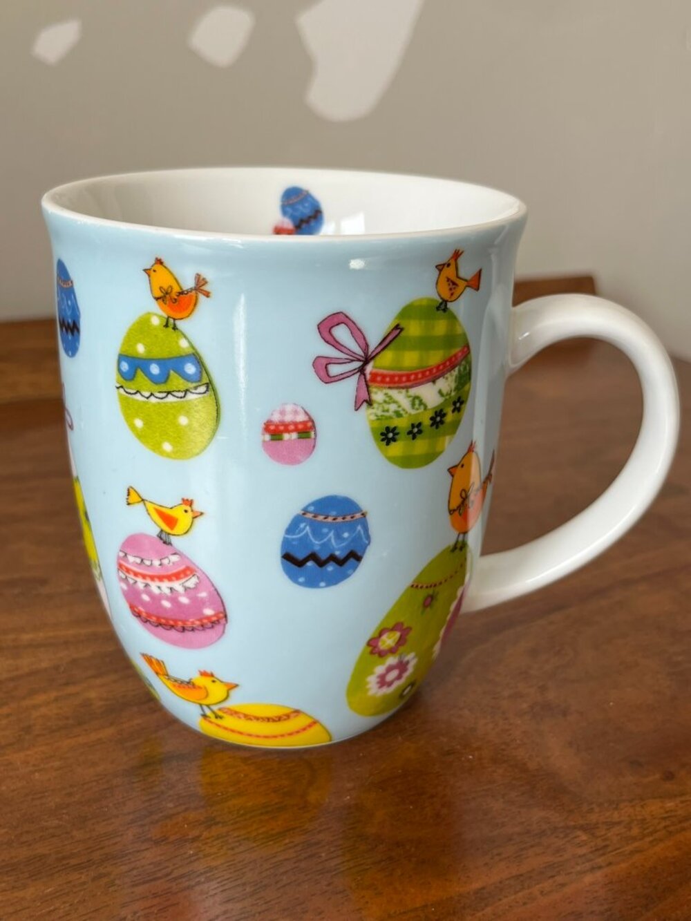 Creative Tops Easter Chicks Eggs Mug Blue Coffee Cup 16 Oz Animals Spring Birds